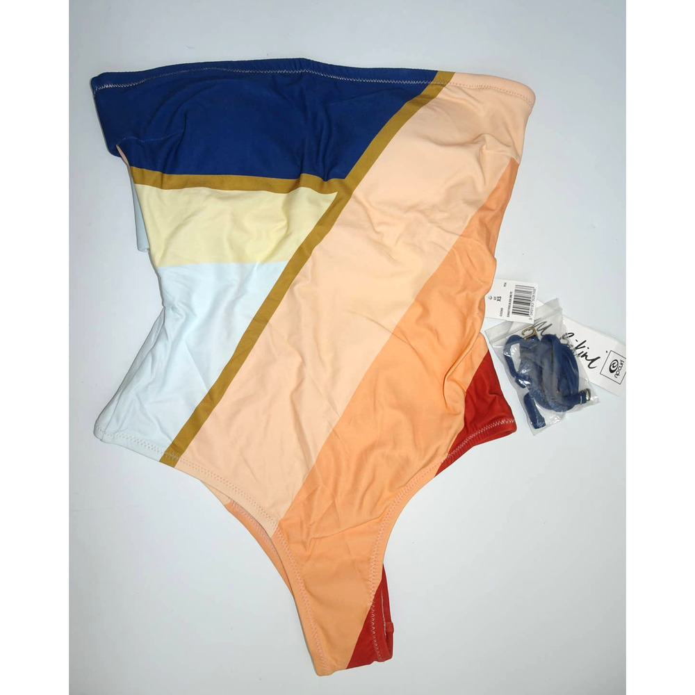 Rip Curl Women's Standard Sunsetters Block One Piece X-Small Peach - Picture 1 of 9